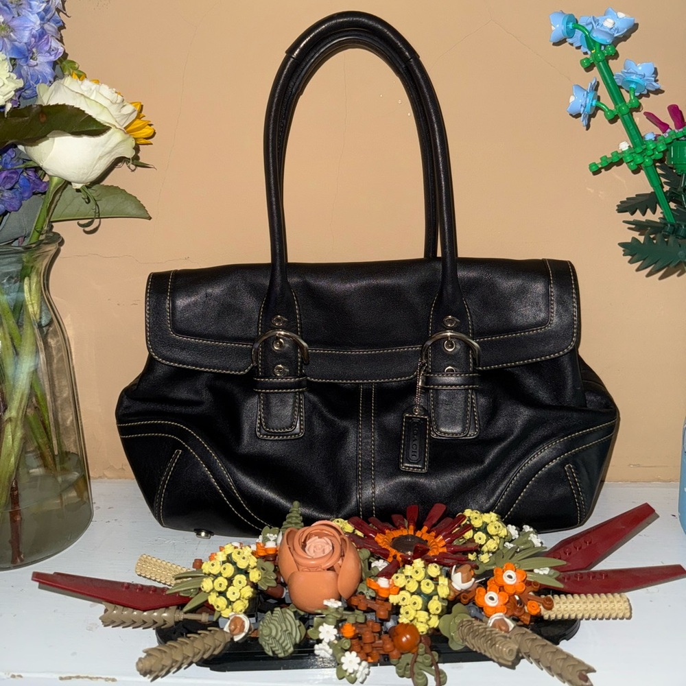 2005 Coach Black Hampton SoHo Bag